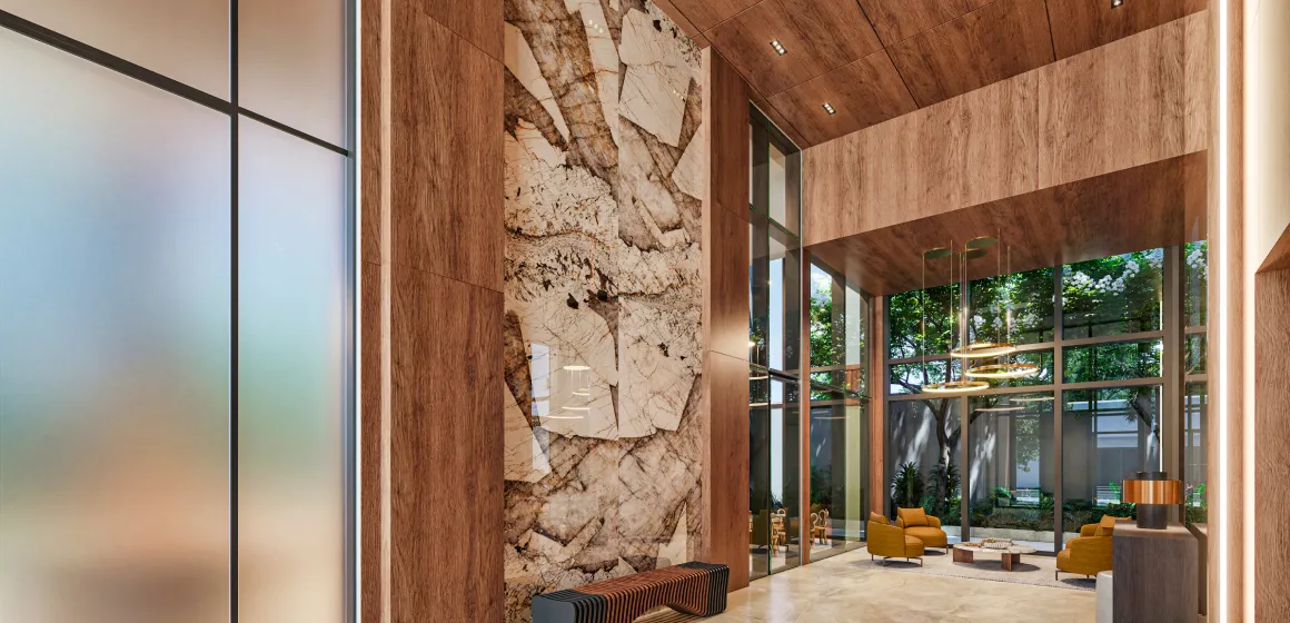 Perspectiva Ilustrada do Lobby