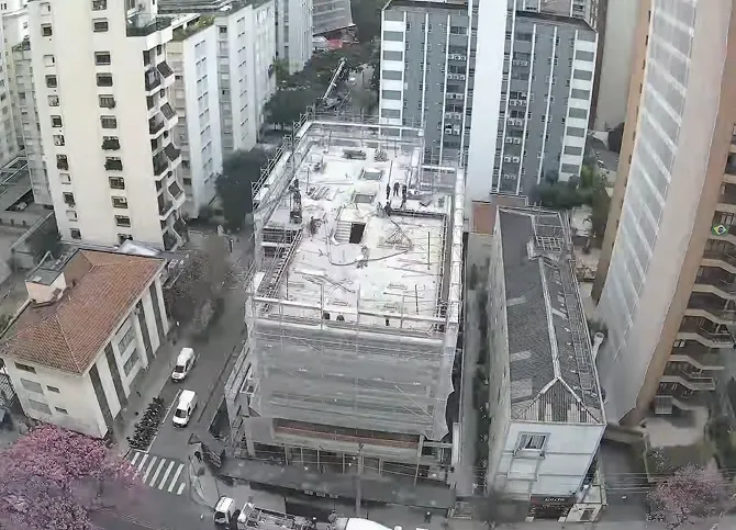 vídeo real da obra Outubro/26